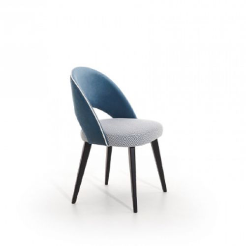 silla madera moderna respaldo curvado hueco mod271